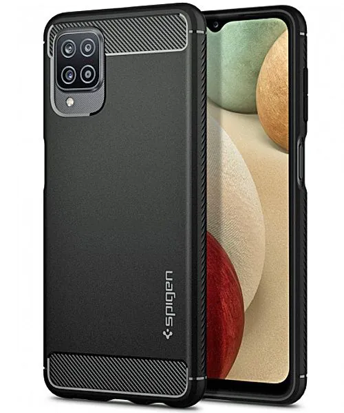 Galaxi A12 Samsung A12 Spigen Spigen Core Armor Samsung Galaxy A12