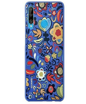 Huawei PC Floral Blue Case for Huawei P30 Lite 