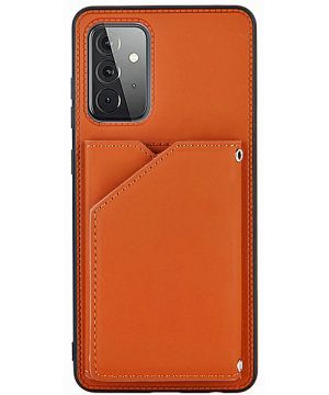 Folio Stand Cover PU Leather Case for Galaxy A72