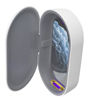 Devia 10W Wireless Charging Pad & UV Disinfection Box