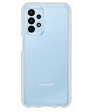 Official Samsung Soft TPU Gel Case for Galaxy A23 (EF-QA235TBEGWW)