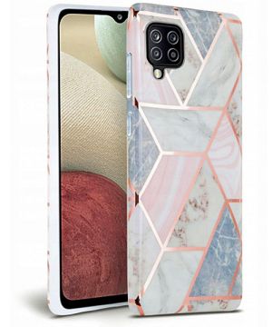 Tech-Protect Feminine Marble Case for Galaxy A12 